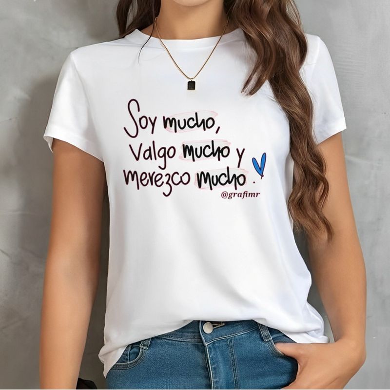 ISMI - Camiseta Feminista Cuello Redondo Manga Corta Ismi