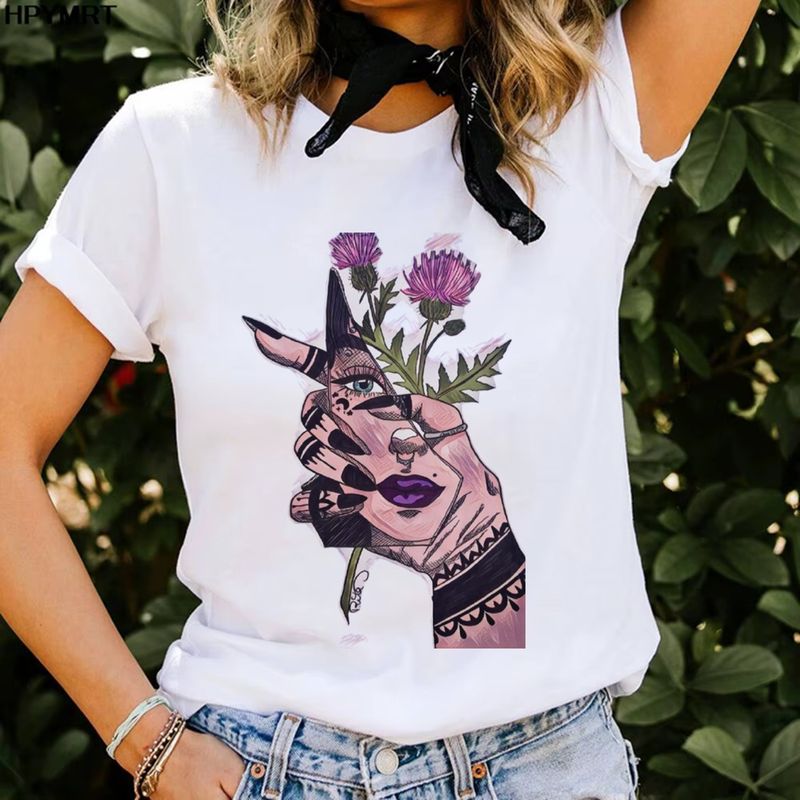 ISMI - Camiseta Feminista Cuello Redondo Manga Corta Ismi
