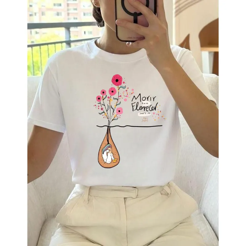 ISMI - Camiseta Cristiana Mujer Manga Corta Poli Algodón Ismi.