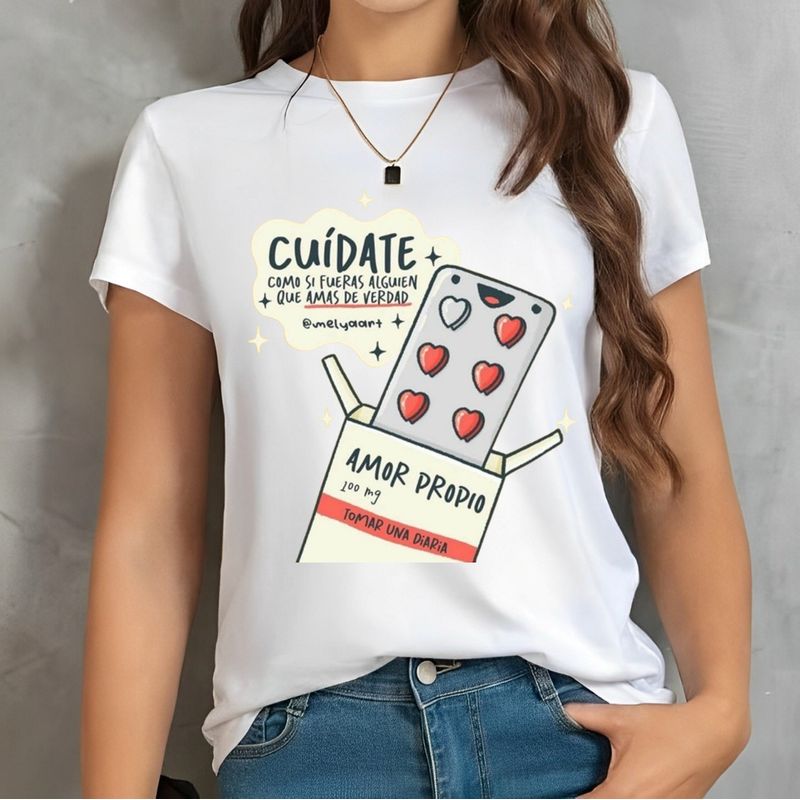 ISMI - Camiseta Cristiana Mujer Manga Corta Poli Algodón Ismi