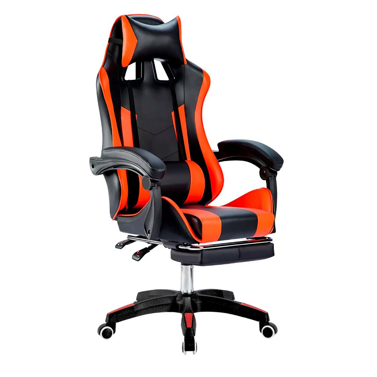 DEALIO - Silla Gamer Escritorio Oficina Ergonomica Reclinable Pc 145° Rojo