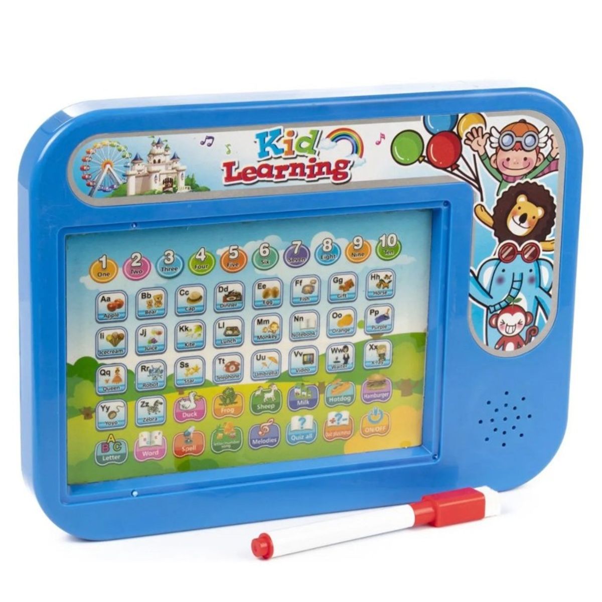 GENERICO - Tablet de Juguete  2 en 1  Juega y Aprende