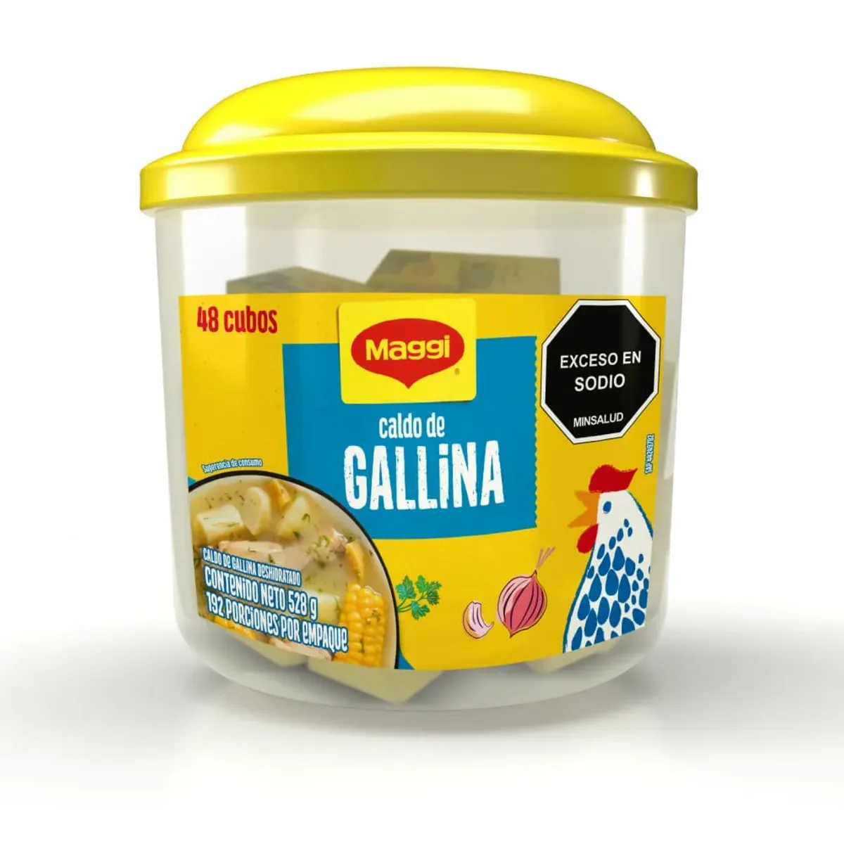 MAGGI - Caldo de Gallina Maggi x 48 Cubos