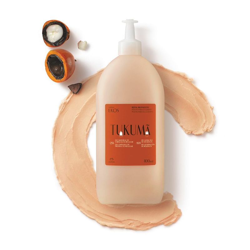 NATURA - Crema corporal Ekos Tukuma Natura 400 ml- Repuesto