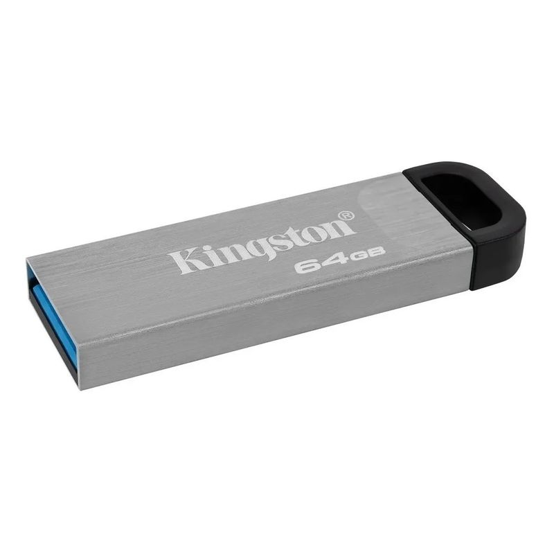 KINGSTON - Memoria Usb 64gb Kingston 3.2 Metal Alta Velocidad Dtkn/64gb Color Negro