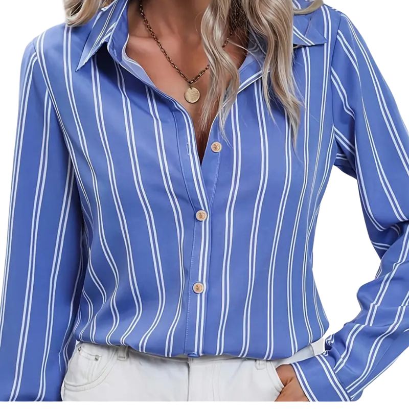 YURELKSHOP - BLUSA CASUAL MANGA LARGA
