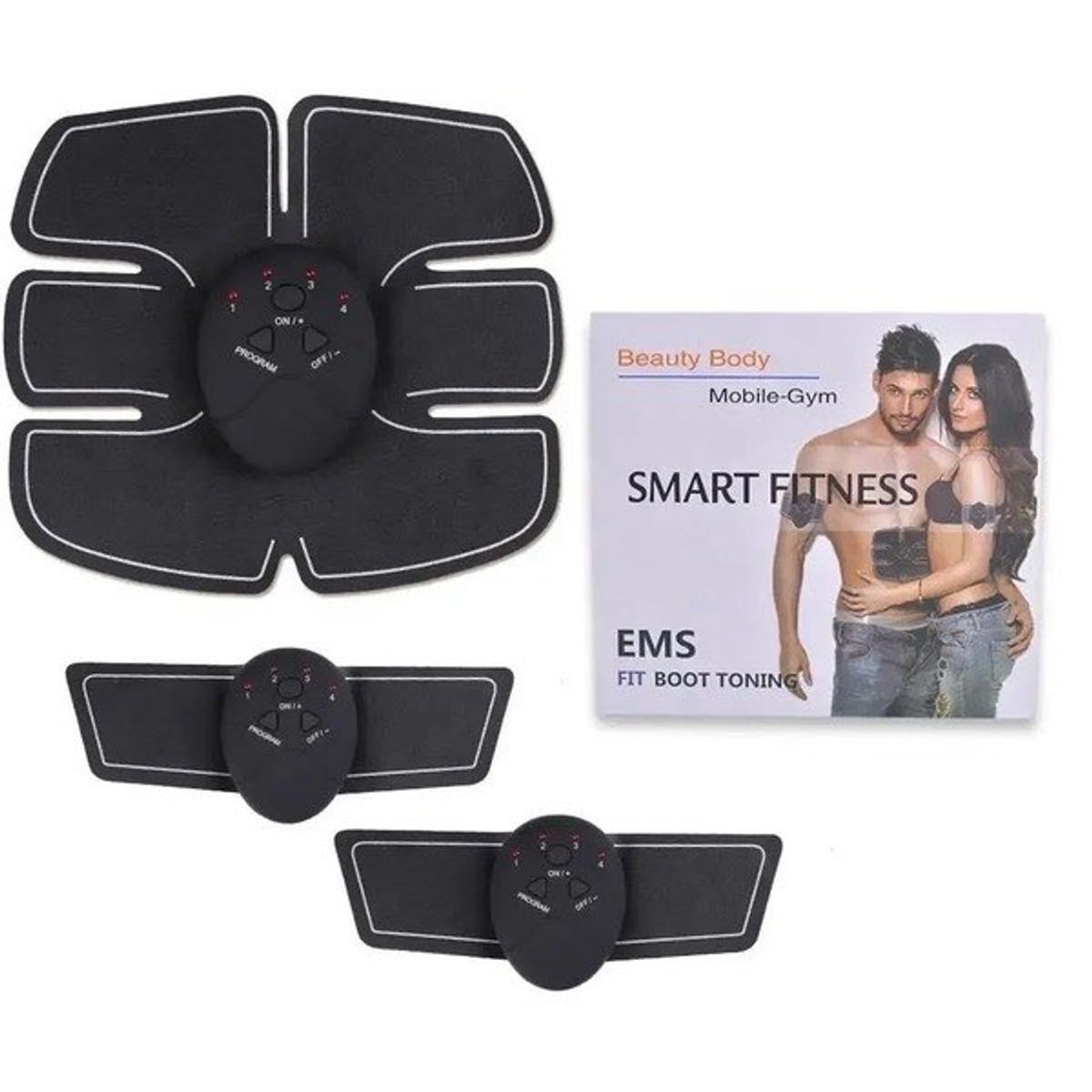 GENERICO - Gimnaisa pasiva 3 en 1 Electrodos Smart Fitness