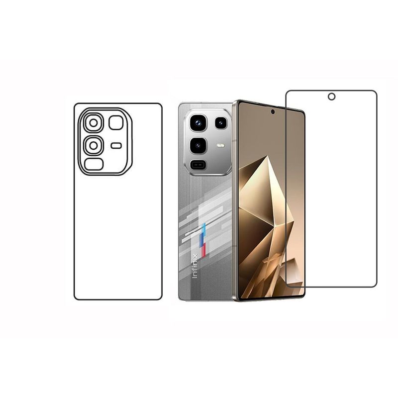 GENERICO - Protector Pantalla Y Trasero Hidrogel Para inFinix Note 50 Pro 4G