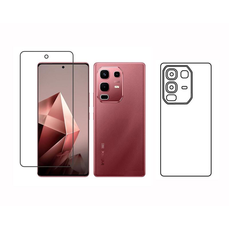 GENERICO - Protector Pantalla Y Trasero Hidrogel Para inFinix Note 50 4G
