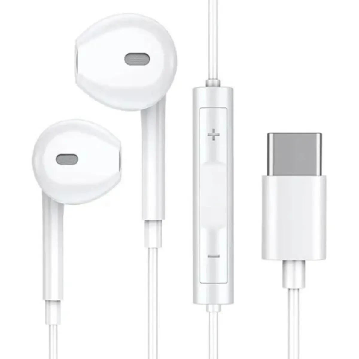 1HORA - Audifonos Tipo C Manos Libre Compatible Android y Iphone 1HORA