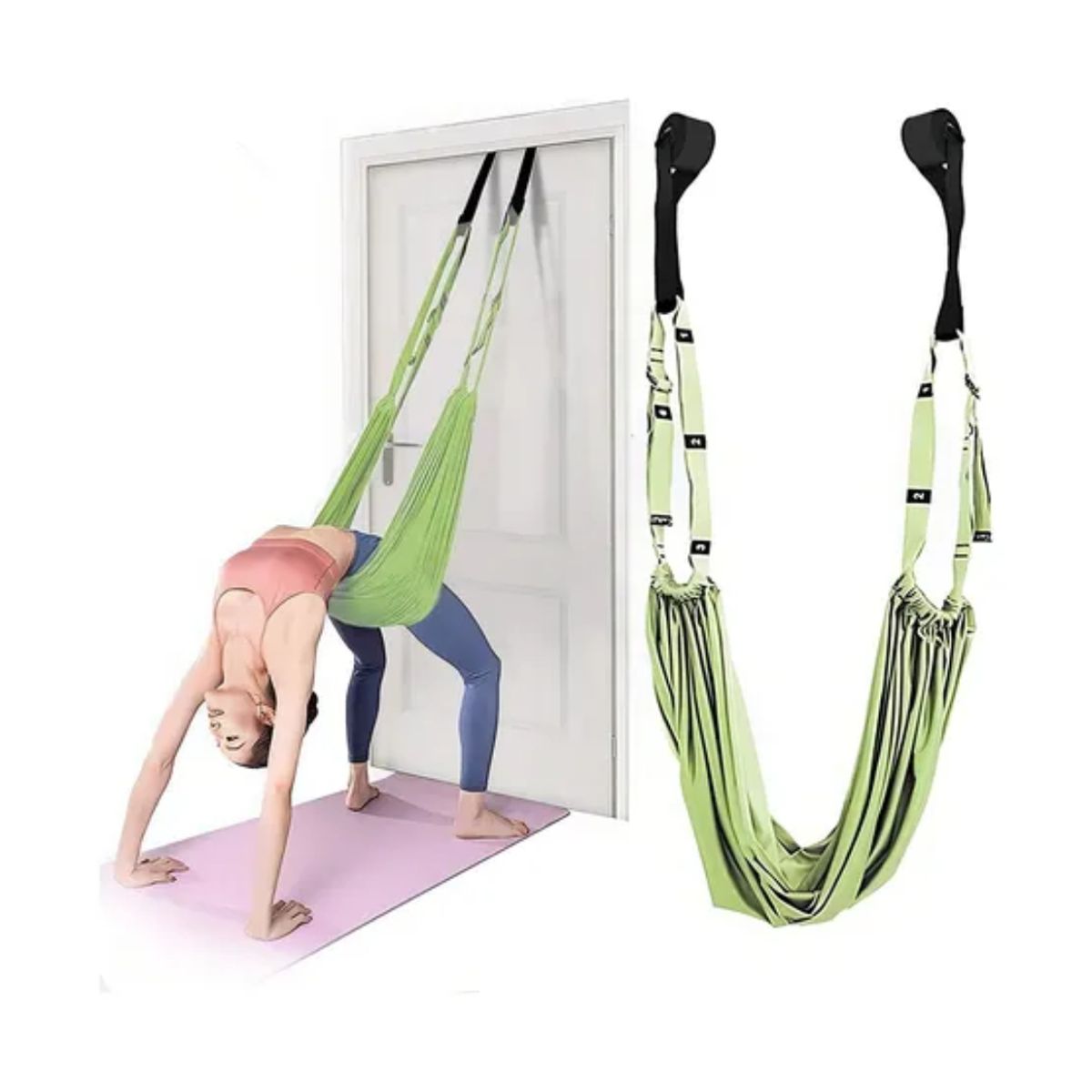 GENERICO - Cinta de pilates y yoga para entrenamiento aéreo suspendido