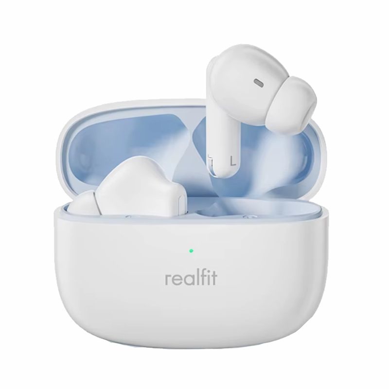 GENERICO - Audifonos Realfit F3 Blanco ANC Tu Música, Sin Límites bluetooth 5.3