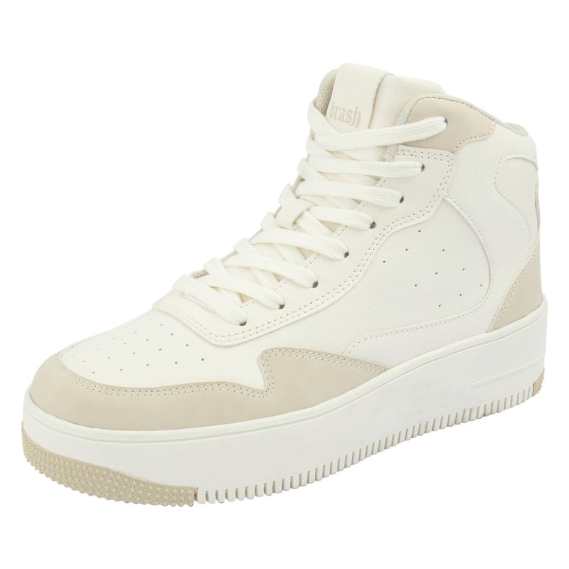 GENERICO - Zapatos Hi Top Court Tipo Sneakers Para Mujer Brash Payless Bronceado