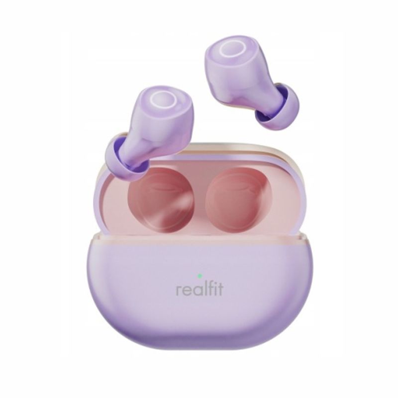 GENERICO - Audifonos Realfit F4 Purple ANC Tu Música, Sin Límites bluetooth 5.3