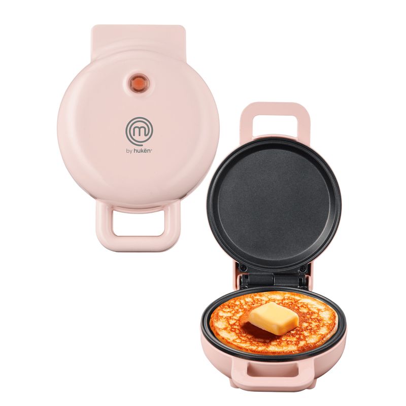 MASTERCHEF - Maquina para Mini Pancakes Rosa 1 Rebanada Masterchef By Hukën