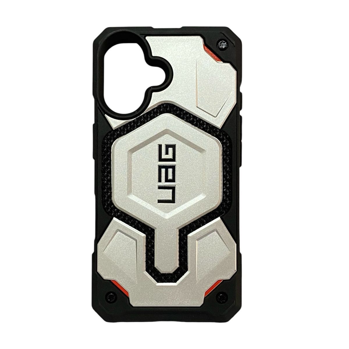 GENERICO - Estuche Magsafe UAG Monarch Pro Para  iPhone 16 Plus - Plateado