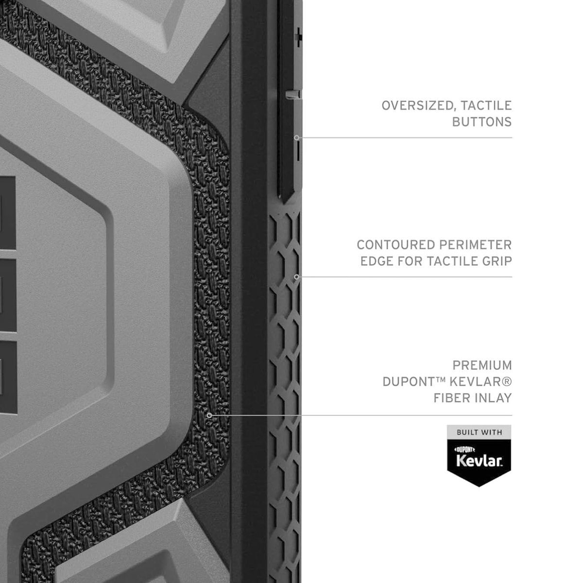 GENERICO - Estuche Magsafe UAG Monarch Pro Para  iPhone 16 Plus - Plateado