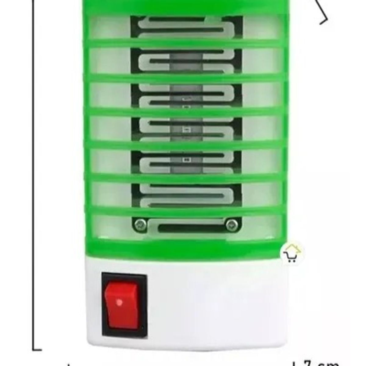GENERICO - Lampara Luz Mata Mosquito Zancudos Dengue Moscas Insectos Uv