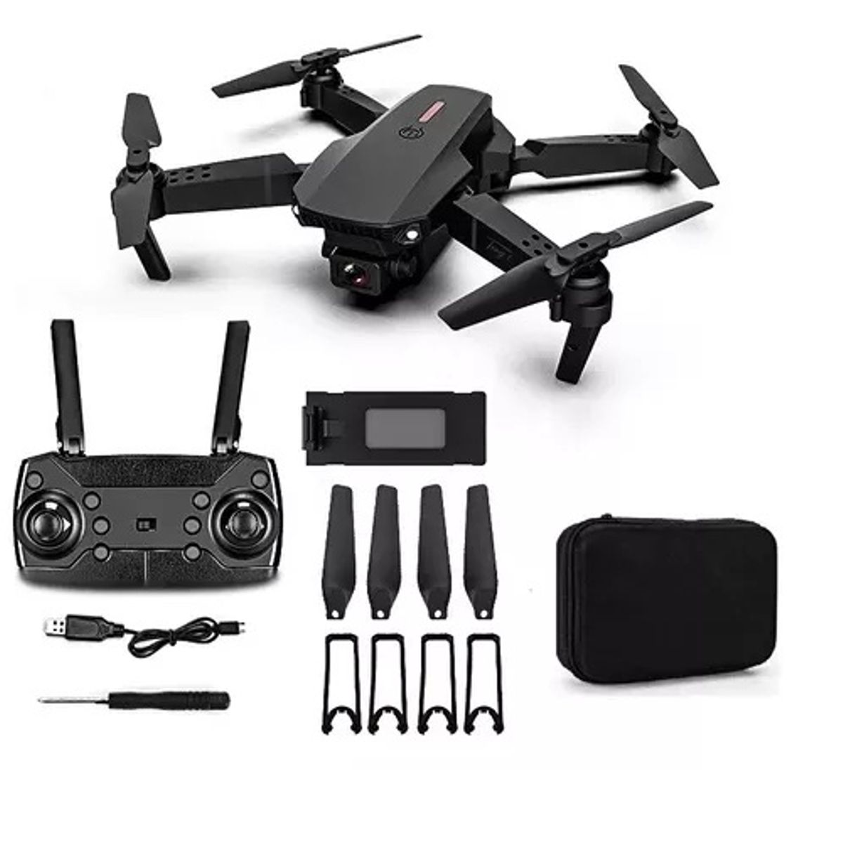 GENERICO - MINI DRONE E88 EL MEJOR DEL MERCADO