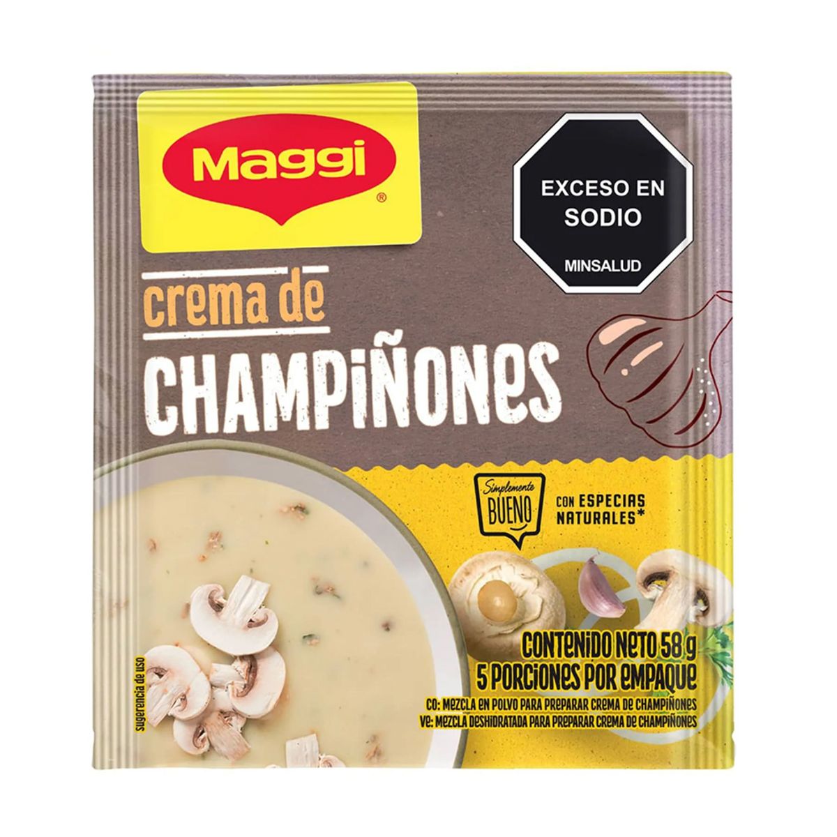 MAGGI - Crema de Champiñones Maggi  x58g