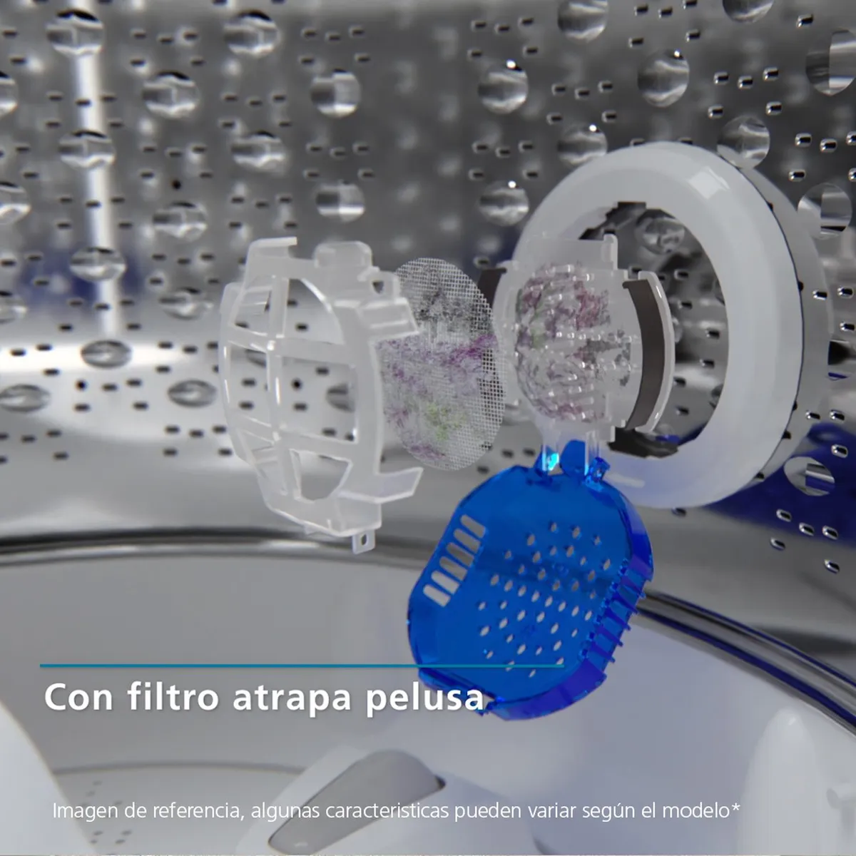 MABE - Lavadora MABE 18 Kilos Carga Superior LMC48100WDAB0 Gris