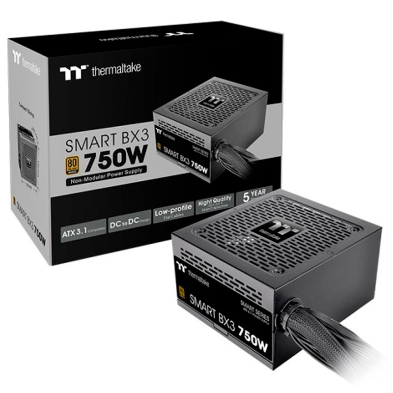 THERMALTAKE - Fuente De Poder Thermaltake 750w 80+plus Bronze Bx3