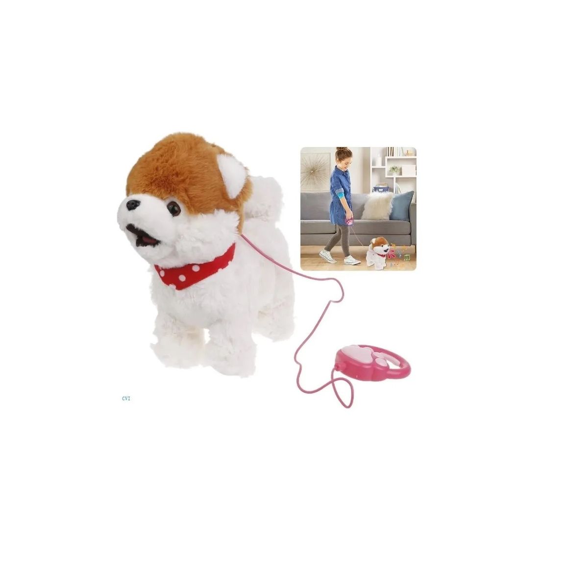 GENERICO - Juguete Perro Genérico Ladra Y Camina Mediano - Peluche