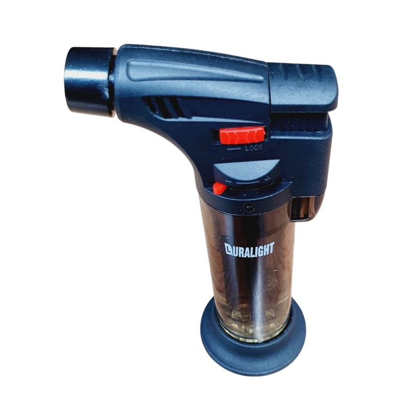 GENERICO - Soplete Flameador Negro Grande Encendedor Gas Plastico