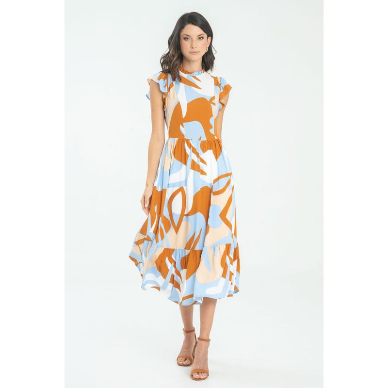 RAGGED - Vestido largo maxam Azul claro Ragged