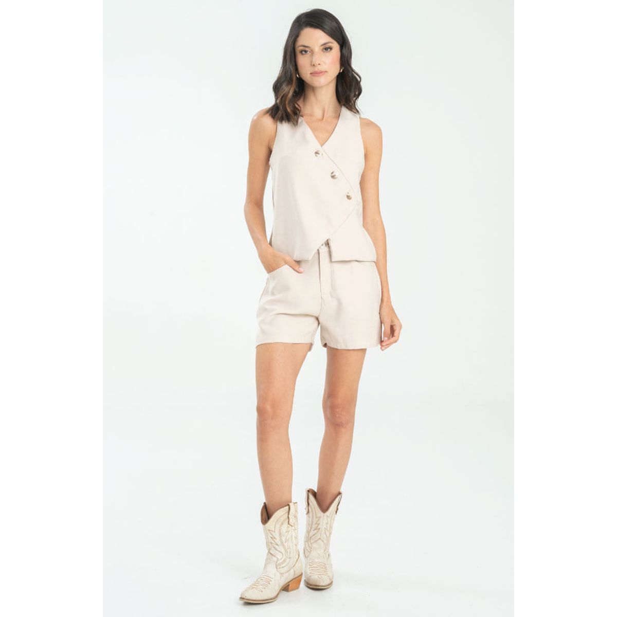 RAGGED - Short hancla Beige medio Ragged.