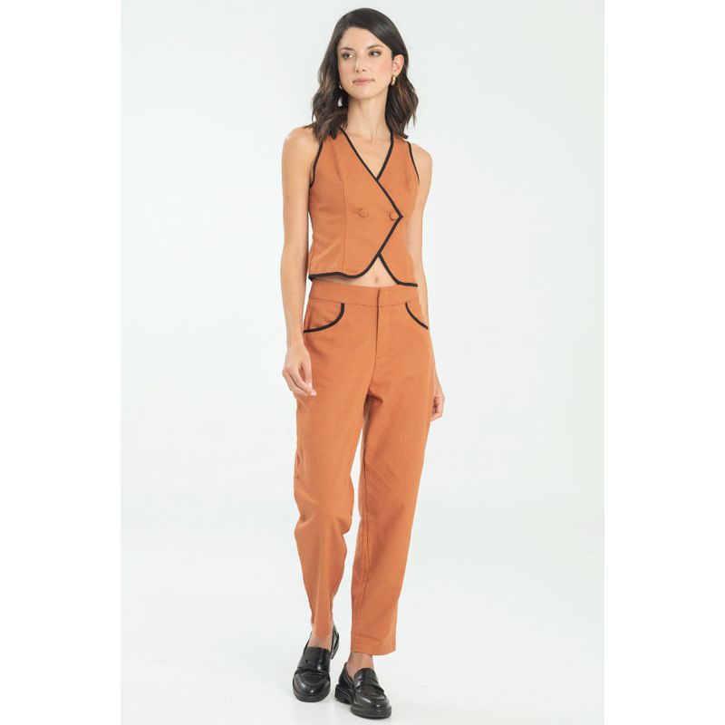 RAGGED - Pantalon alickh Cafe caramelo Ragged