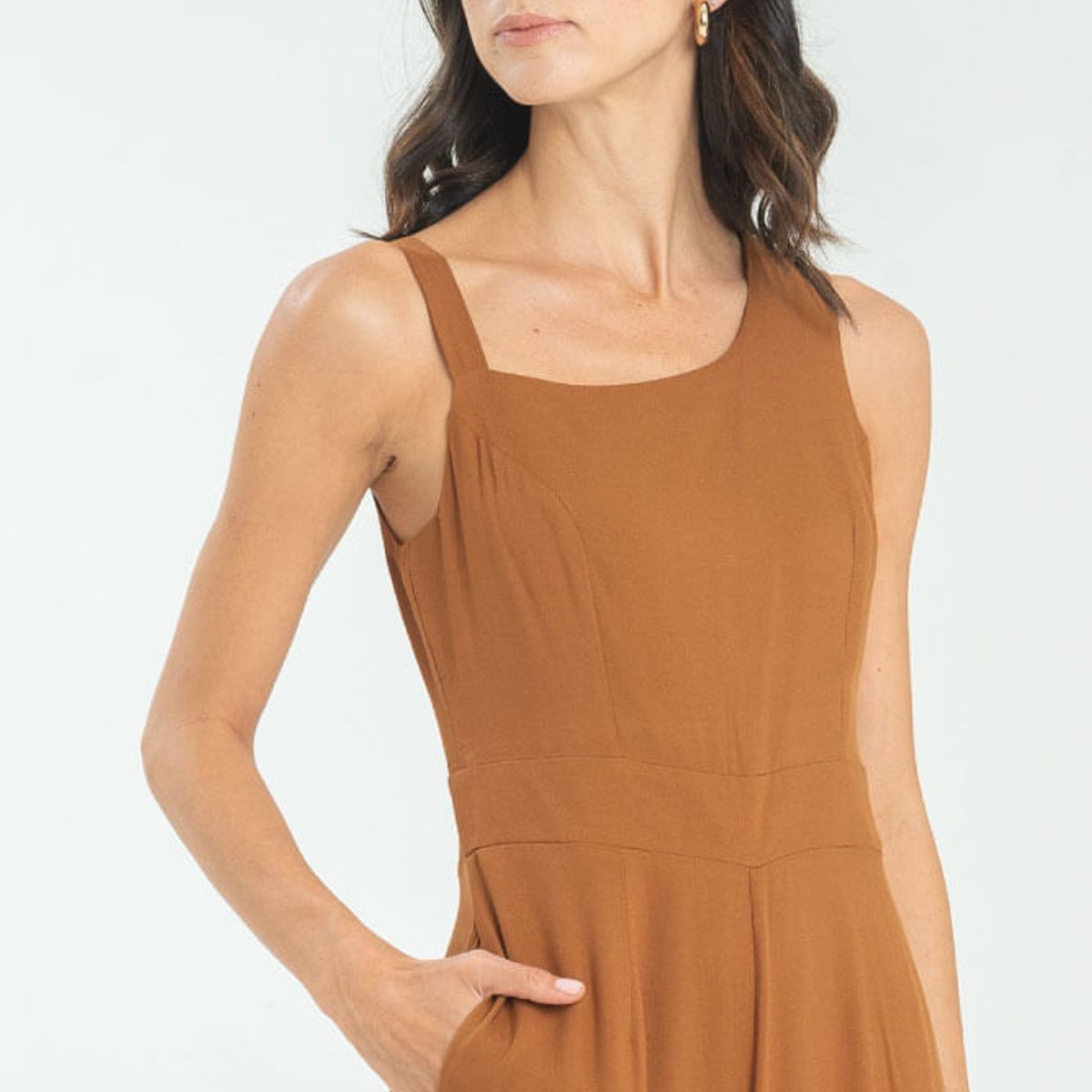 RAGGED - Enterizo largo lashaky Cafe caramelo Ragged