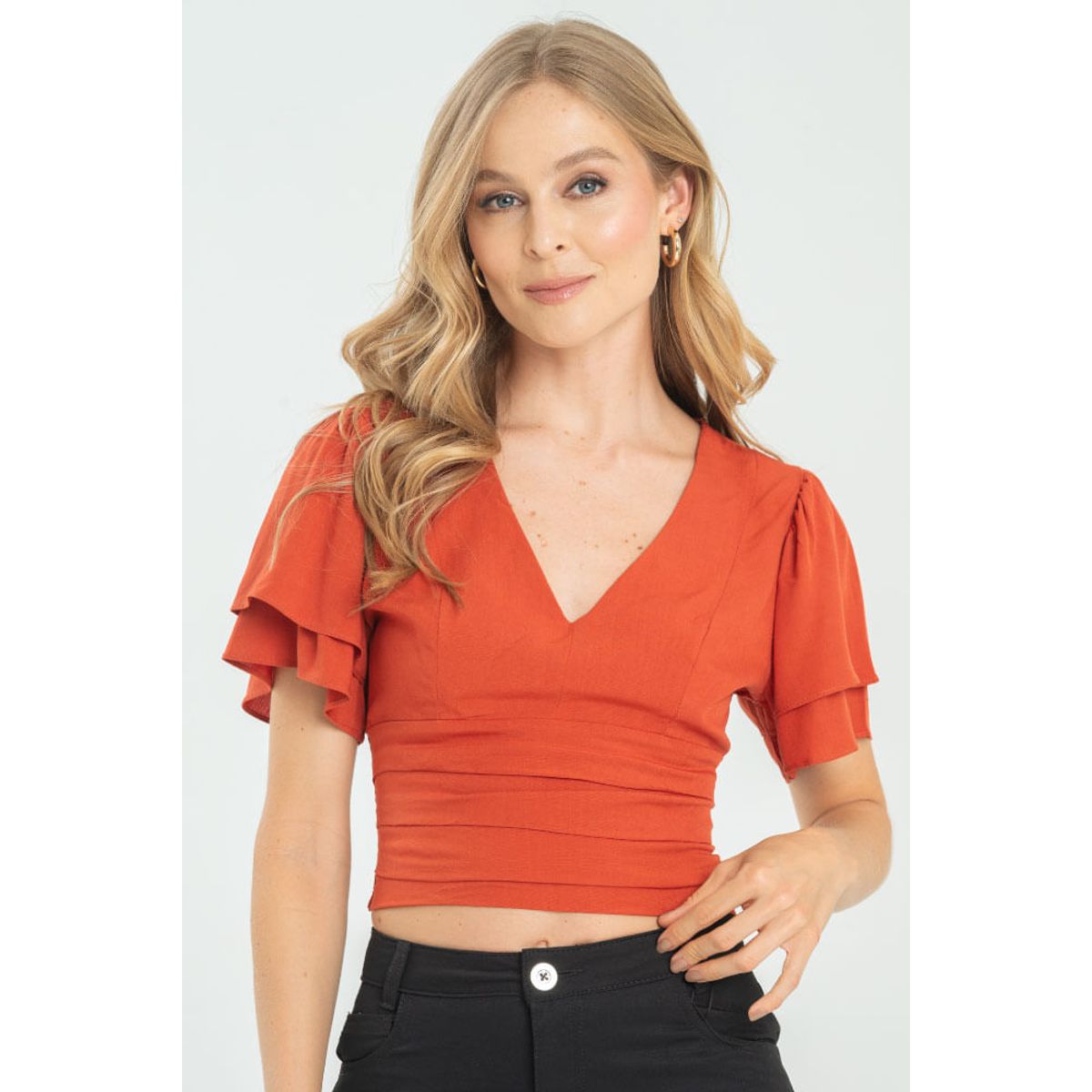 RAGGED - Blusa lauren Cobre Ragged.