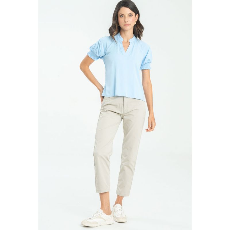 RAGGED - Blusa hakiki Azul claro Ragged
