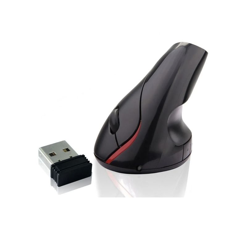 GENERICO - Mouse Inalambrico Usb Óptico Ergonómico Vertical Para Pc
