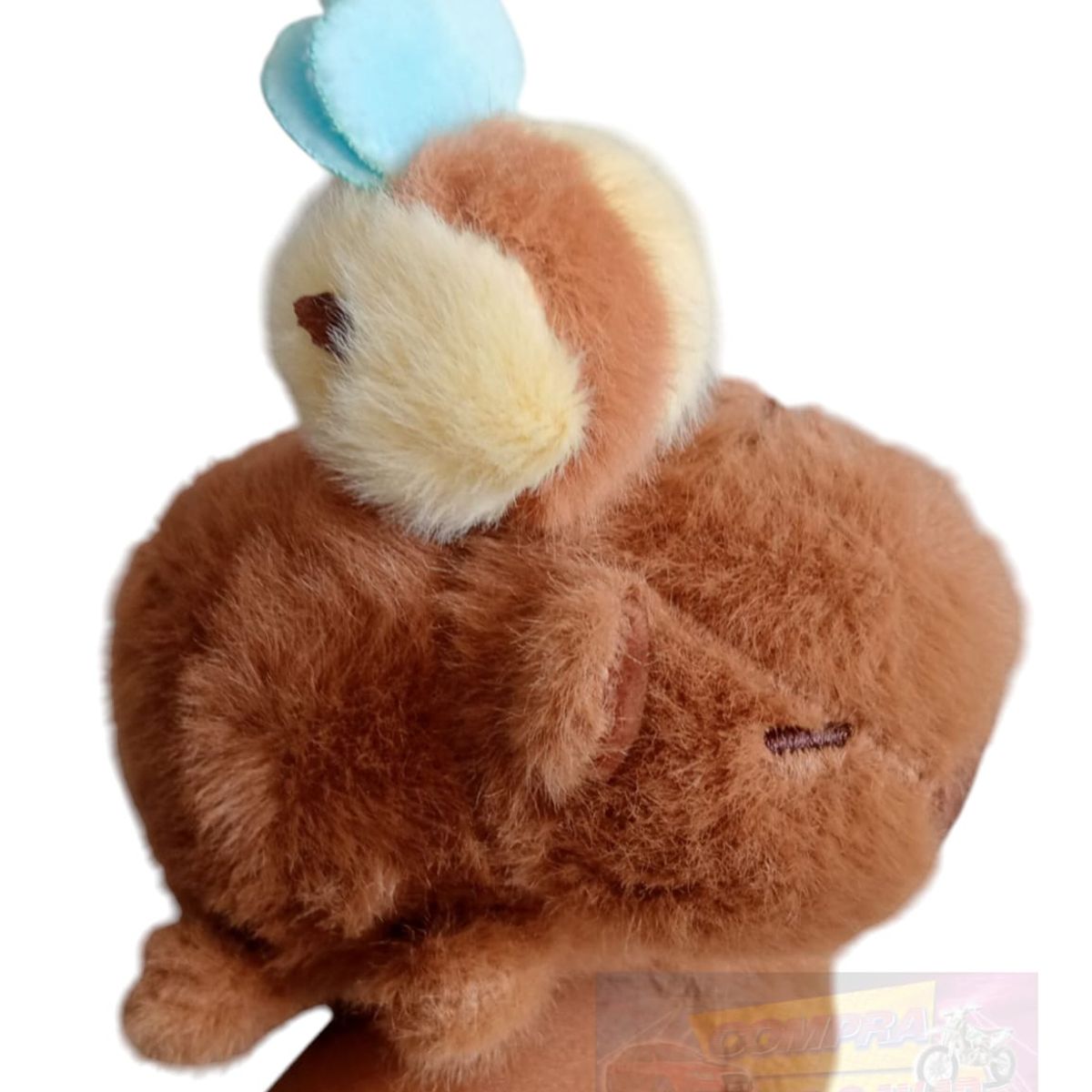 GENERICO - Manilla Peluche Capibara Vibra Al Jalar La Abejita