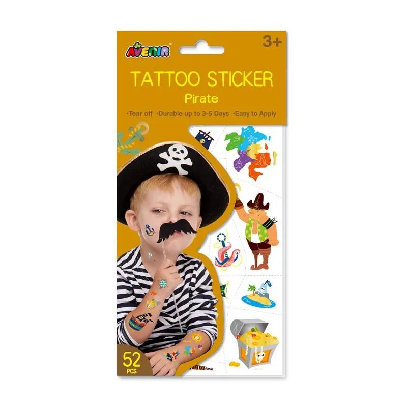 JUGANDO Y EDUCANDO - Juego Didáctico Stickers Temáticos Pirata Para Niños