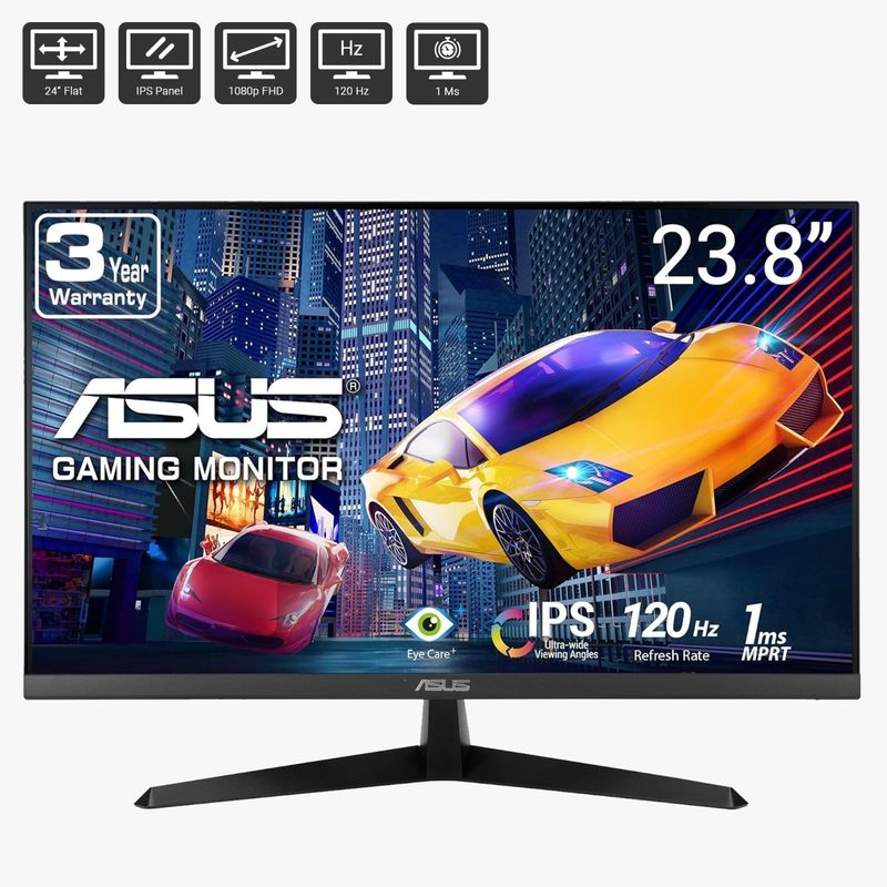 ASUS - MONITOR ASUS VY249HGR 24 PULGADAS 120HZ 1MS PANEL IPS EYE CARE