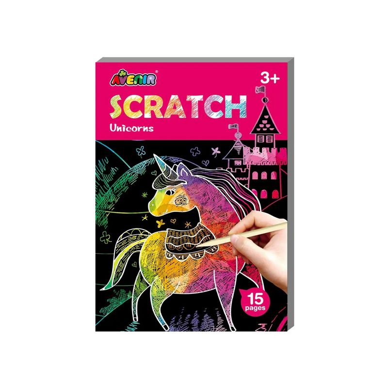 JUGANDO Y EDUCANDO - Juego Didáctico De Rasca Y Dibuja Unicornios Para Niños