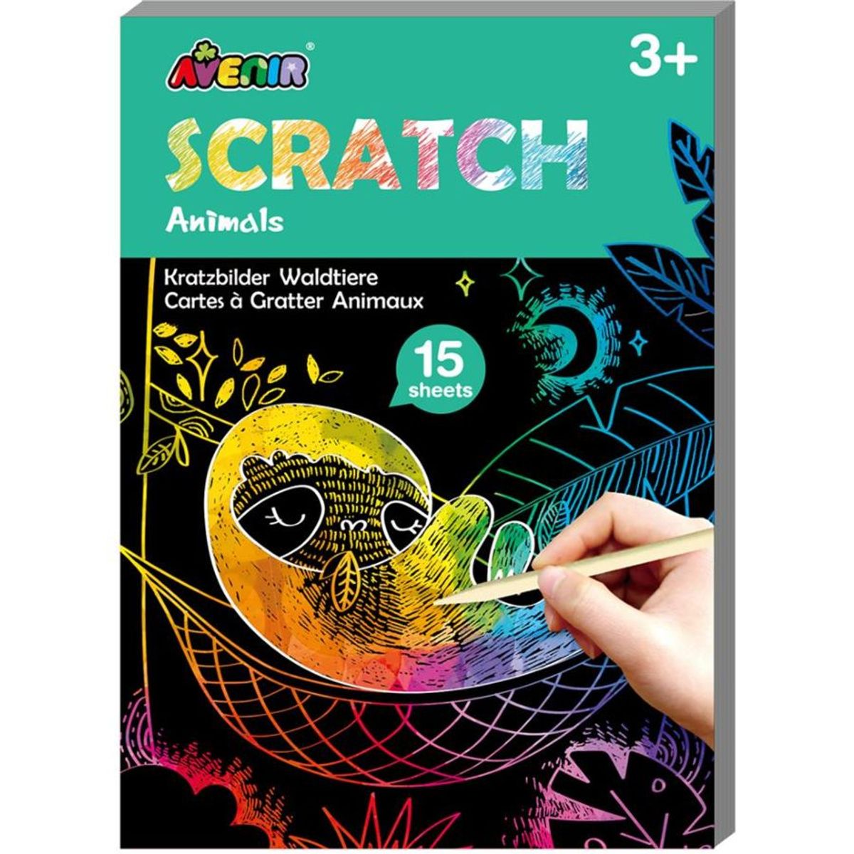 JUGANDO Y EDUCANDO - Juego Didáctico De Rasca Y Dibuja Animales Para Niños