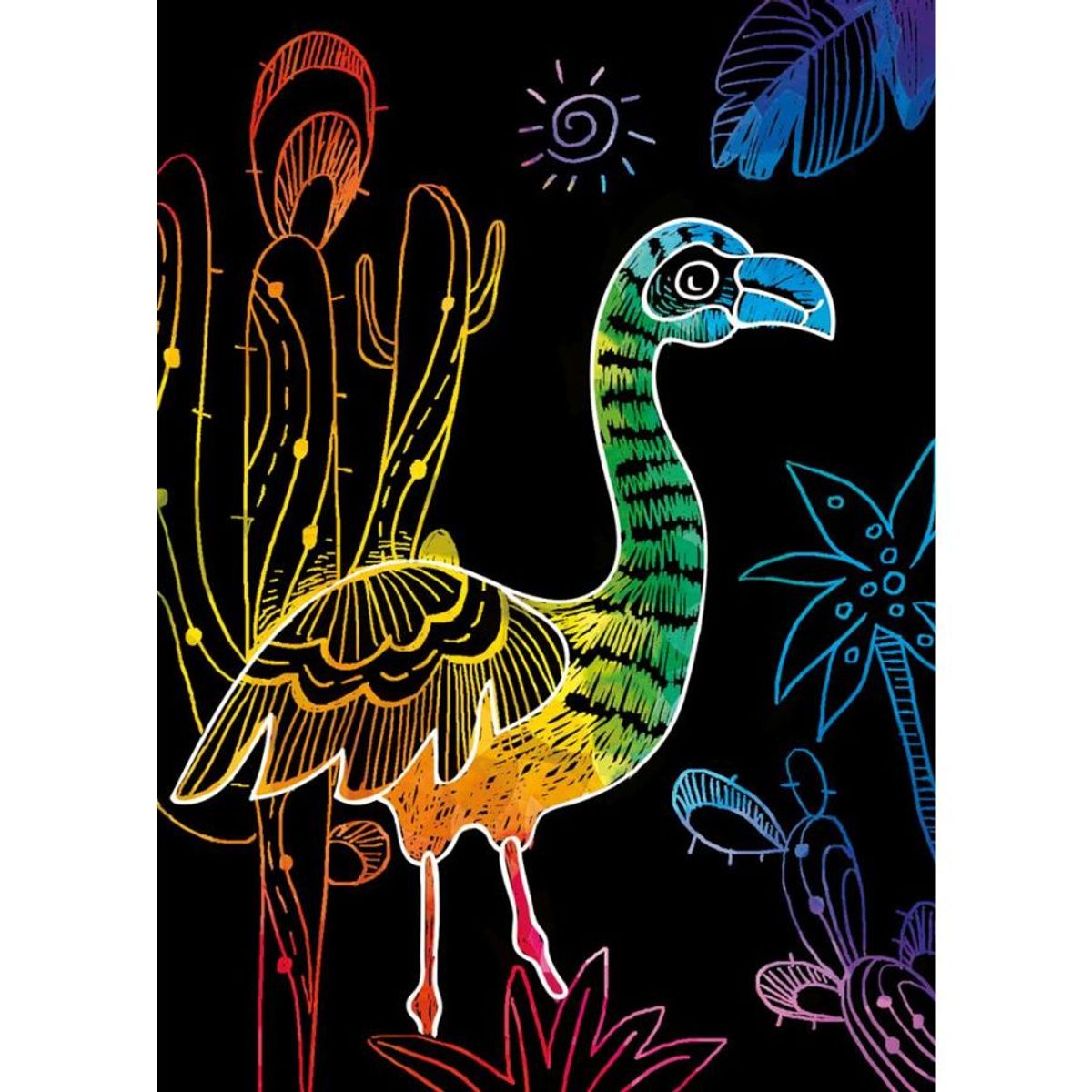 JUGANDO Y EDUCANDO - Juego Didáctico De Rasca Y Dibuja Animales Para Niños