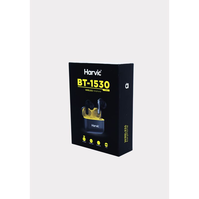 GENERICO - Audífonos Inalámbricos Harvic BT-1530 Bluetooth Negro-Blanco