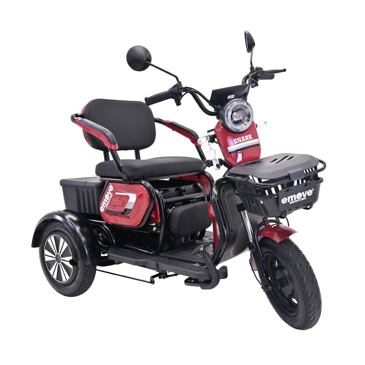 EMOVE - Bicicleta eléctrica EMOVE Shark roja