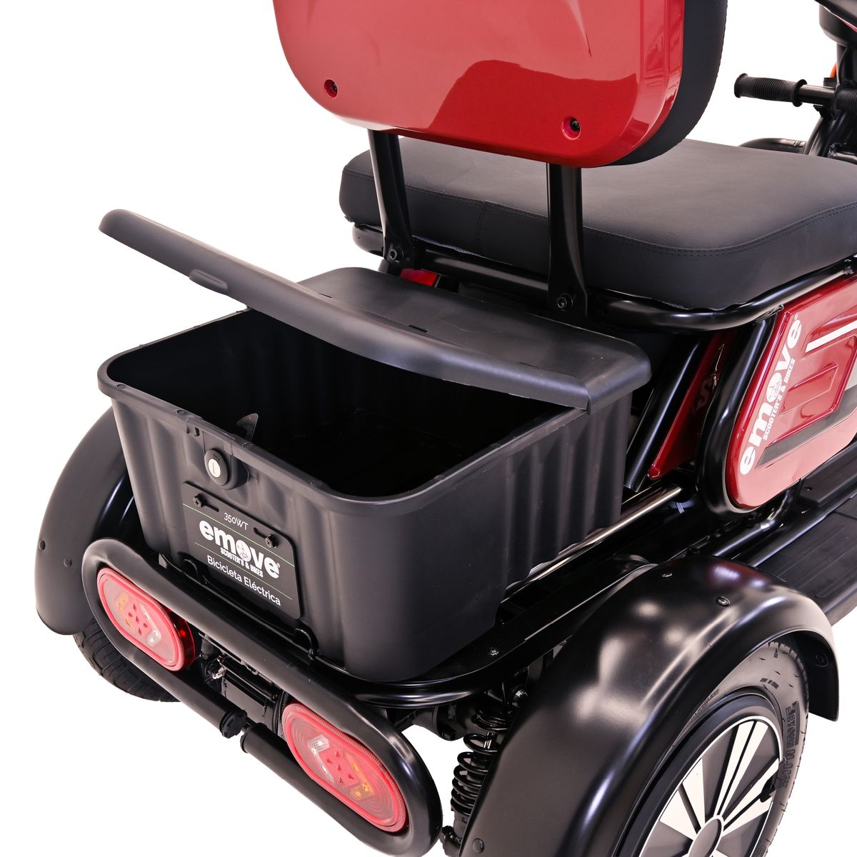 EMOVE - Bicicleta eléctrica EMOVE Shark roja