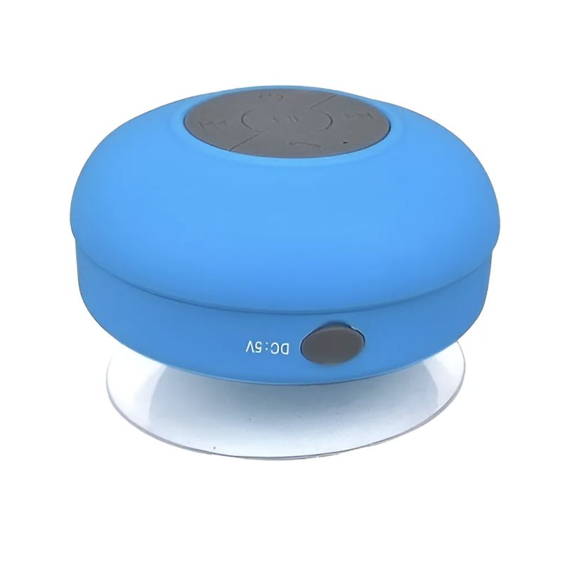 GENERICO - Mini Parlante Altavoz Bluetooth Waterproof Para Ducha Bts-06 Azul