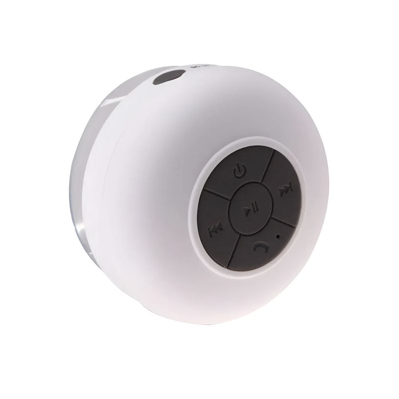 GENERICO - Mini Parlante Altavoz Bluetooth Waterproof Para Ducha Bts-06 Blanco