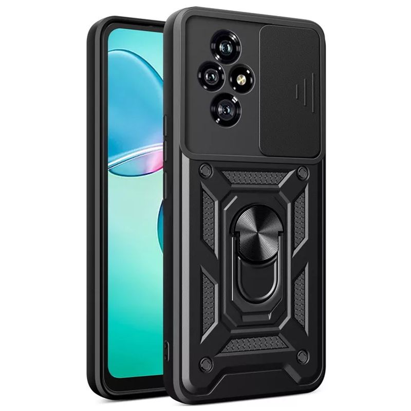GENERICO - Funda Case Protector Slider Compatible Honor 200 Pro Negro