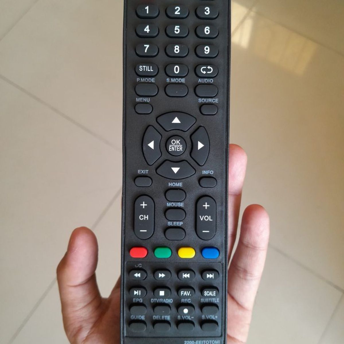 GENERICO - CONTROL REMOTO COMPATIBLE CON TV HYUNDAI HYUND 23 TC017 - REPUESTO