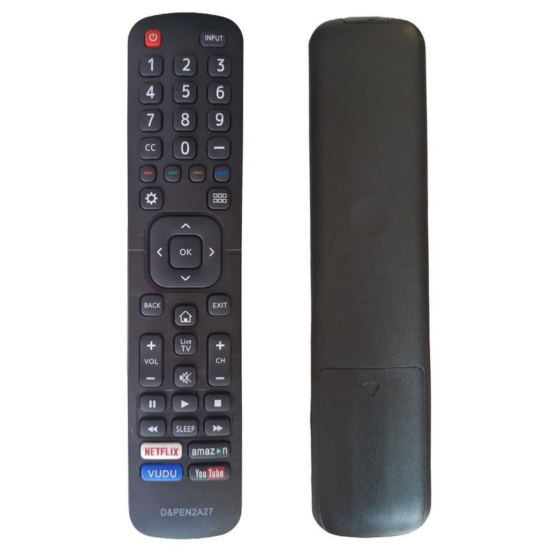 GENERICO - CONTROL REMOTO COMPATIBLE CON TV HISENSE SMART TV EN2A27- REPUESTO