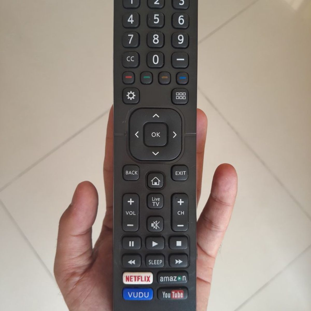 GENERICO - CONTROL REMOTO COMPATIBLE CON TV HISENSE SMART TV EN2A27- REPUESTO